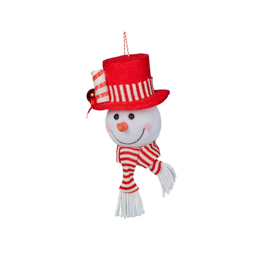 Snowman Head Tree Decoration