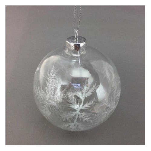 Silver Leaf Bauble