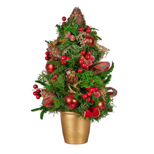 Berries & Baubles Potted Tree