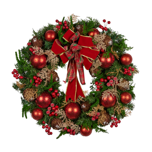 Berries & Bauble Wreath