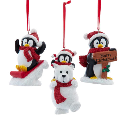 Charming Penguin Ornaments