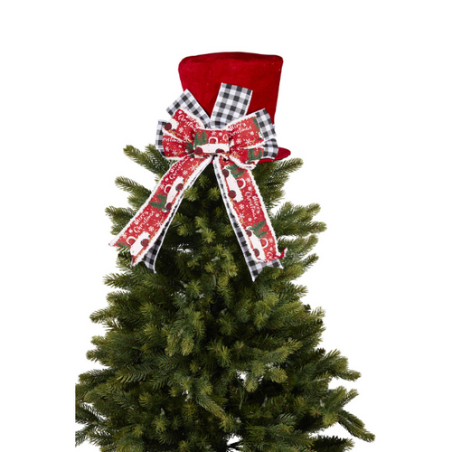 Red Top Hat | Tree Topper