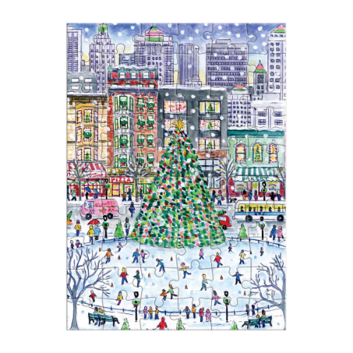 Christmas City Greeting Card Puzzle