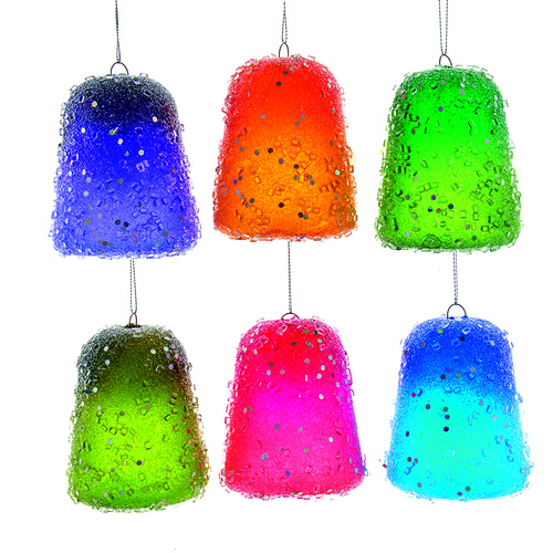 Kurt Adler | Toned Gumdrop | Orange