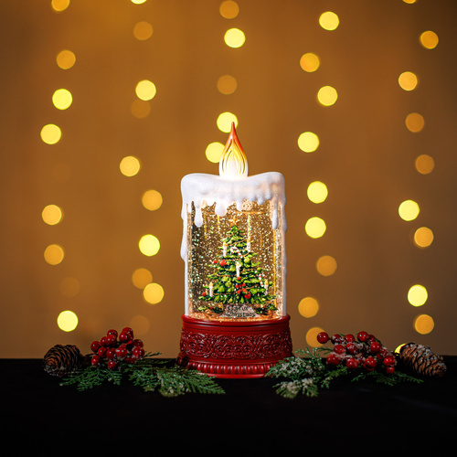 Snowing Candle | Lantern