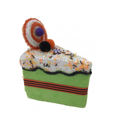 Spooky Cake Slice | Green