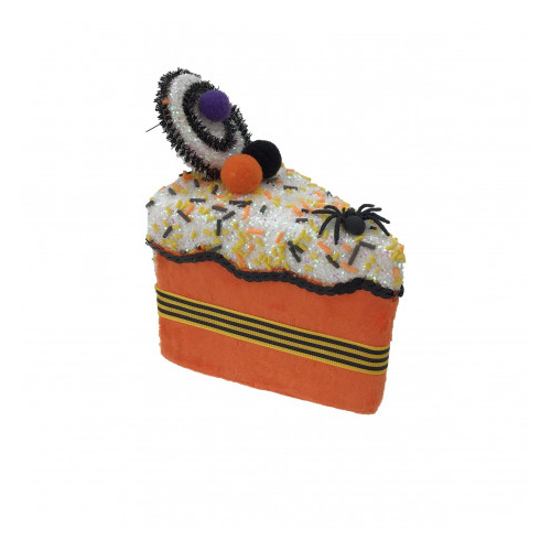 Spooky Cake Slice | Orange