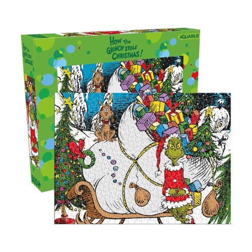 Grinch Sleigh Christmas Puzzle