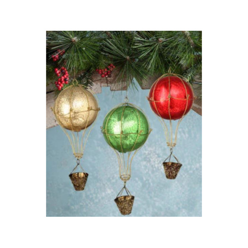 Bethany Lowe | Vintage Hot Air Balloon Ornament | LC8407
