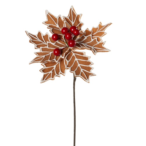 Gingerbread Poinsettia