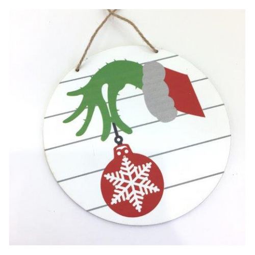 Grinch Hand Hanging Ornament