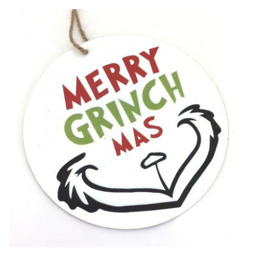 Merry Grinchmas Hanging Ornament