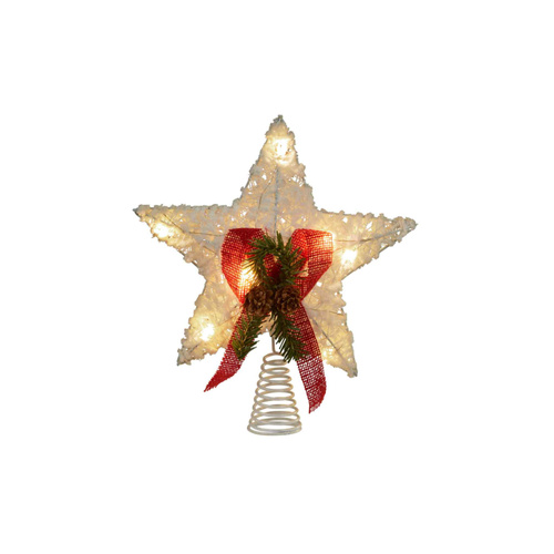 White Christmas Tree Topper