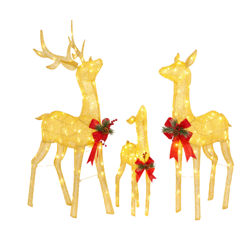 Christmas Deer Family