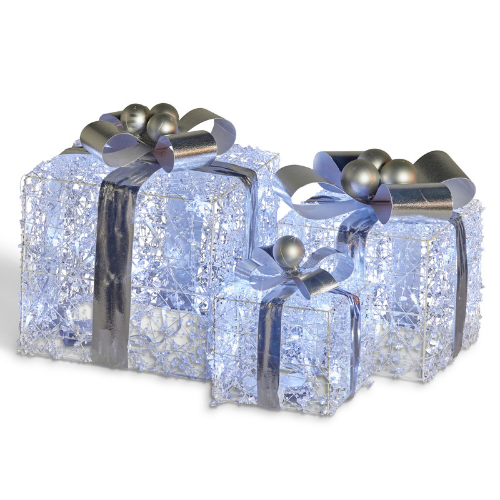 Silver Jewelled Box Set