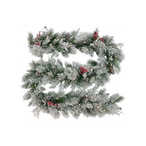 National Tree Company | Snowy Bedford Garland