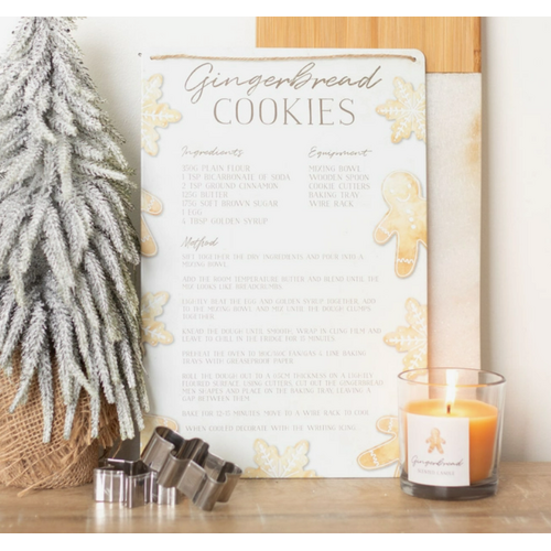 Gingerbread Recipe Sign