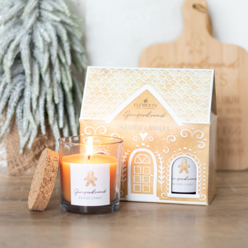 Gingerbread House Candle Set