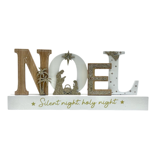 Noel Nativity Sign