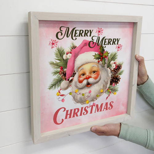 Merry Merry Christmas Sign