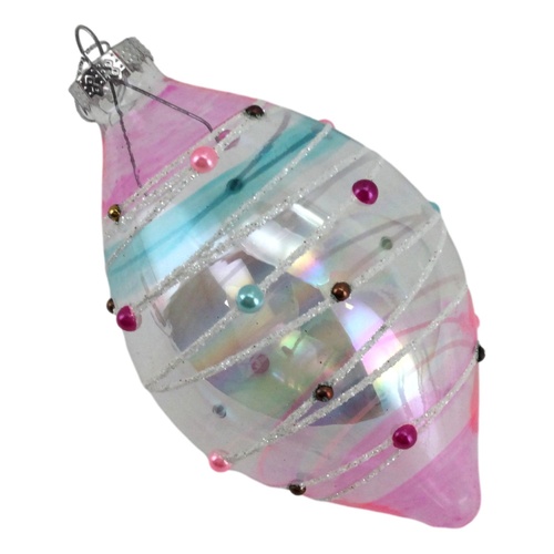 Pink Candy Drop Ornament