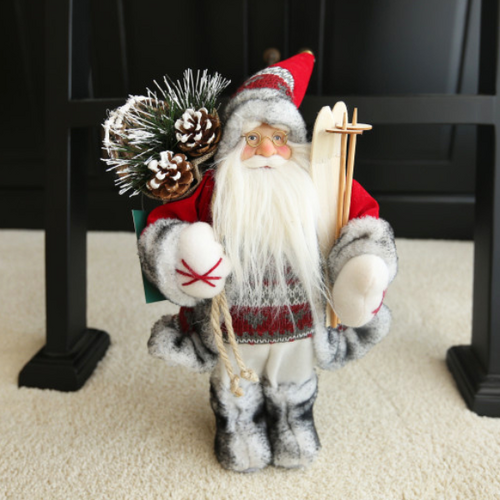 Santa in Red Coat