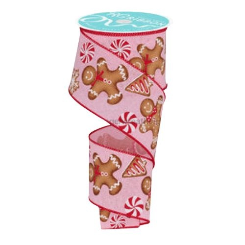 Pink Gingerbread Ribbon