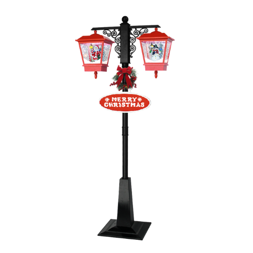 Christmas Twin Lamp Post