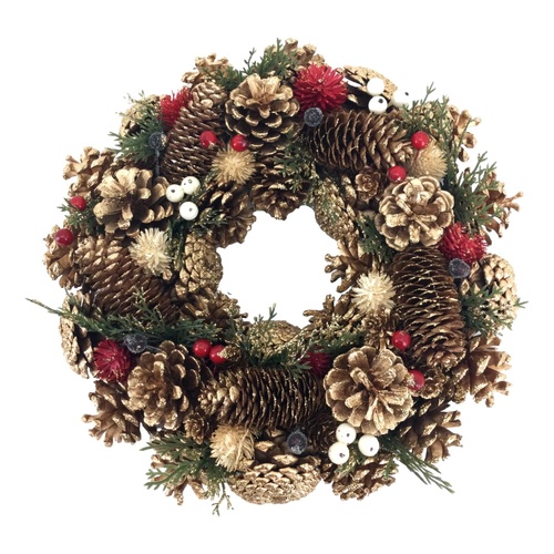 Gold Berry Wreath