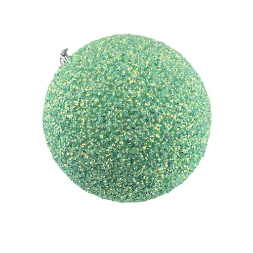 Mint Glitter Bauble