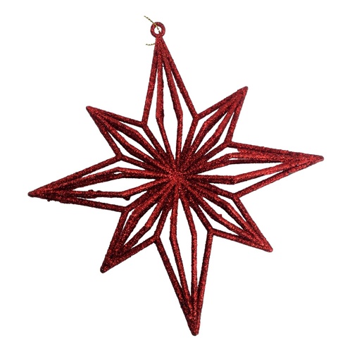 Starburst Hanging Ornament | Red