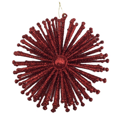 Firework Hanging Ornament | Red