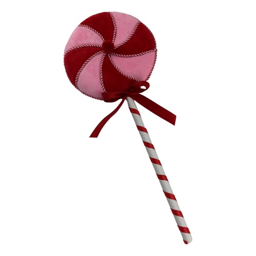 Pink Red Swirl Lollypop | Lge