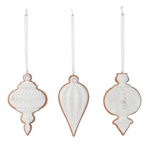 White Cookie Ornaments