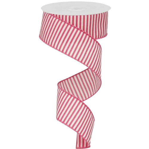 Fuschia Striped Ribbon
