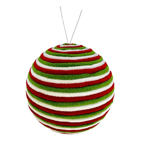 Grinchmas Striped Bauble