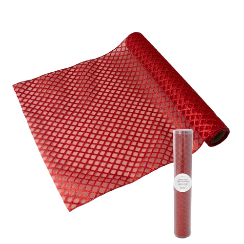Red Glittered TableRunner