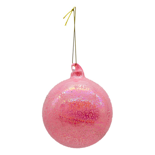 Pink Irid Bauble