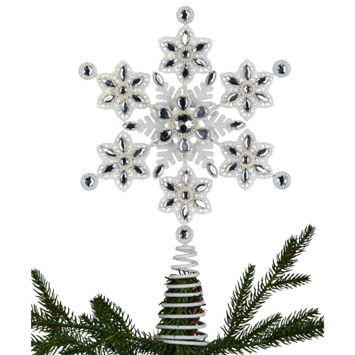Tree Topper | White Snowflake