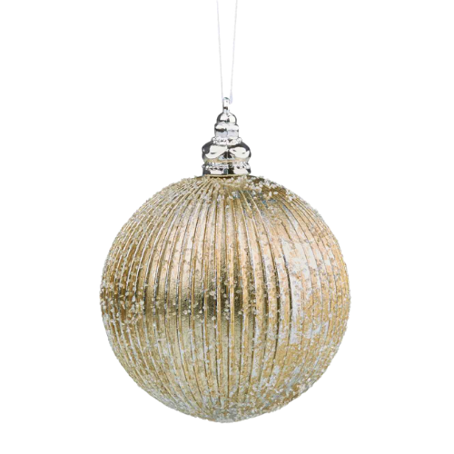 Gold Patterned Bauble