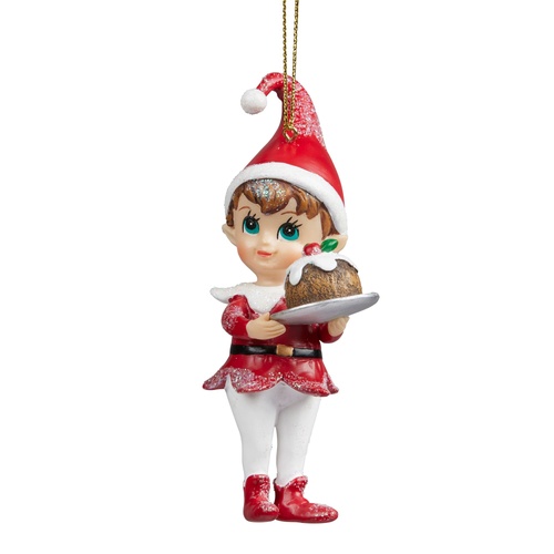 Christmas Elf w Cake