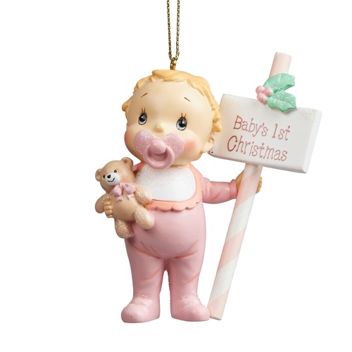 Baby Girls 1st Christmas Ornament