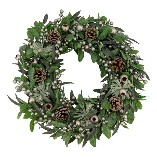 Silver Berry Wreath