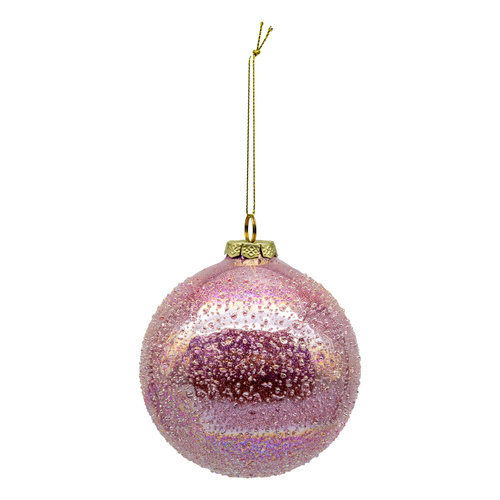 Pink Glass Bauble