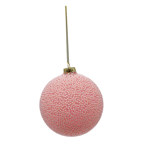 Pink Beaded Ball