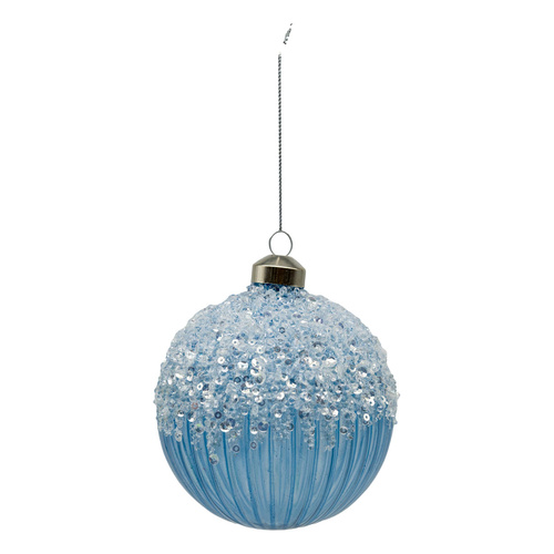 Blue Beaded Ball