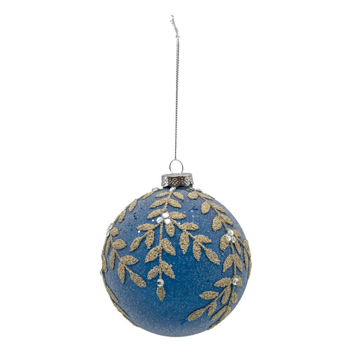 Blue Champagne Bauble