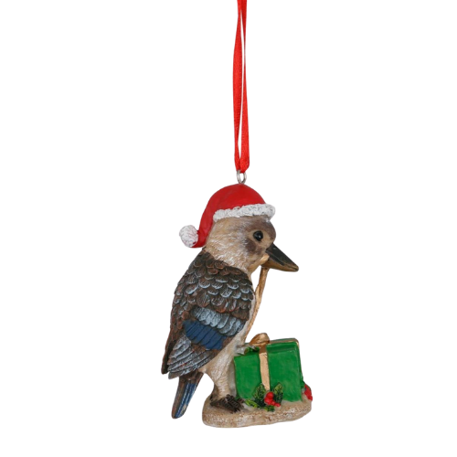 Kookaburra w/ Green Present