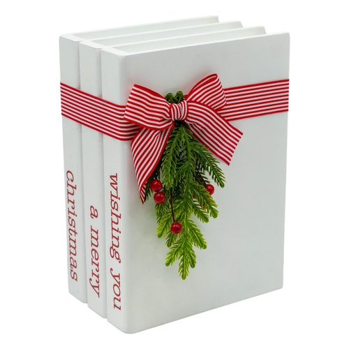 Merry Christmas Book Stack