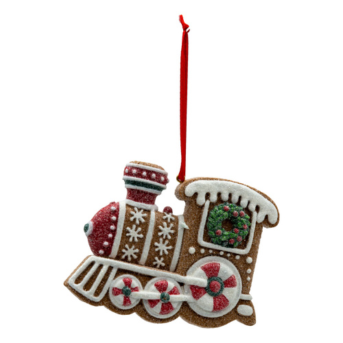 Gingerbread Train Ornament